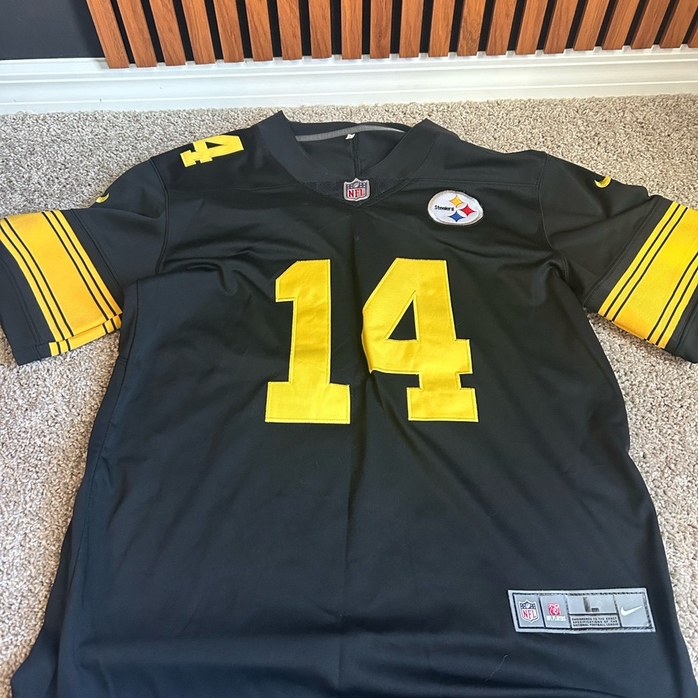 Nike Black and Gold NFL Jersey